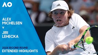 Alex Michelsen v Jiri Lehecka Extended Highlights | Australian Open 2024 Second Round