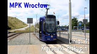 [🇵🇱PL] TIMELAPSE: MPK Wrocław - Linia: [🚋4]