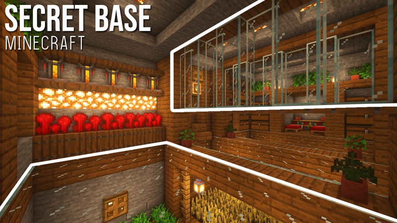 Minecraft : How To Build A Secret Base - YouTube