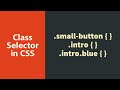 Class Selector In CSS !