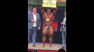 Award Men's Open Bodybuilding EVLS Prague 2023