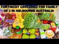 Cost of living in Australia :Fortnight grocery shopping for a family of 5 #groceryshopping #grocery