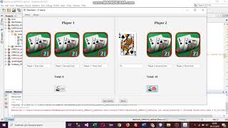 JavaFX Simple BlackJack Game Project in NetBeans