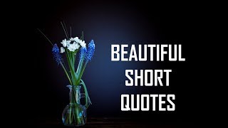 Beautiful Short Quotes | Life Lessons