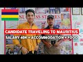 Jobs in Mauritius 🇲🇺 | Mr. Ghanshyam Traveling to Mauritius From India 🇮🇳 | Salary INR 40,000