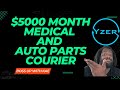 $5000 Monthly Medical and Auto parts Courier Independent Contractors 2023