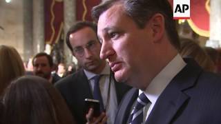 At Capitol, Reaction to Trump's Speech Mixed
