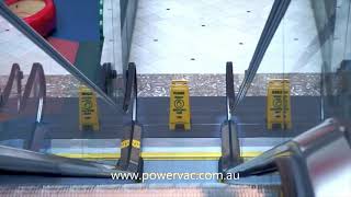 Renclean Escalator Cleaning System Instructions from PowerVac