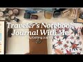 Traveler's Notebook - Journal With Me #journalwithme #travelersnotebook