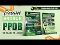 CARA MEMBUAT DESAIN BROSUR PPDB SEKOLAH SD, BROSUR TK & BROSUR PAUD -  FREE DOWNLOAD FILE CDR