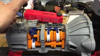 3D printed working Toyota 22RE and transmission