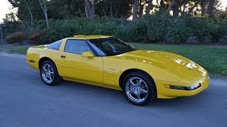 SOLD 1995 Yellow ZR1 For sale by Corvette Mike Anaheim California 92807