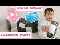 Unboxing kolam renang bayi dan pelampung bayi||dede Hanafa Balqis Putri Gemilang