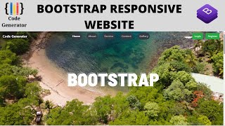How to create responsive website using bootstrap 4 | Bootstrap 4 | Code Generator | CG