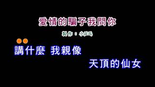 (伴奏版)陳小雲-愛情的騙子我問你(DIY卡拉OK字幕)