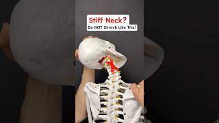 Got a STIFF NECK? Don’t stretch like this! Try this instead! #neckpain #neckpainrelief