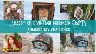 Shabby Chic Vintage Mermaid Crafts | Summer DIY Challenge | Heidi Sonboul DIY Challenge