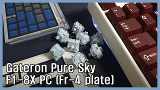 F1-8X PC - SW X Gateron Pure Sky