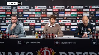 19. Spieltag | SGD - HSV | Pressekonferenz nach dem Spiel