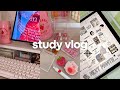 study vlog 🍥 productive vlog, new year planning, trying japanese snacks