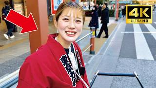 A cute Japanese girl Miyuchimu guided me around Asakusa by rickshaw😊 | Rickshaw in Tokyo