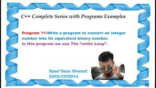 lecture 10:Factorial Program using while loop