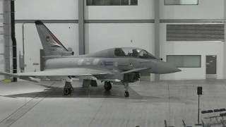 upload Duxford Museum Remembrance Sunday ZH590 Eurofighter Typhoon \u0026 music 11nov18 1145a