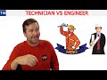 Technicians vs Engineers.  Aren't They the Same?