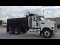 2008 mack pinnacle chu613 dump truck walkaround