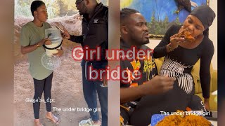 Finally!The abandoned girl under bridge, God bless Agaba family