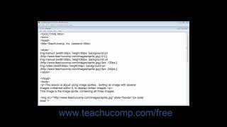 HTML5 and CSS3 Tutorial Image Sprites Training