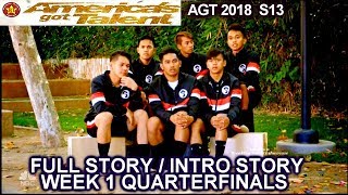 Junior New System JNS Filipinos FULL STORY/INTRO STORY America's Got Talent 2018 QUARTERFINALS 1 AGT