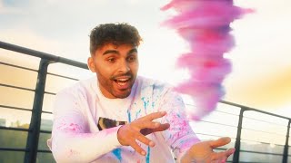 🌪️🎨🌪️ I CREATE A COLORED TORNADO 🌪️🎨🌪️ Photography Tutorial in #Shorts by youneszarou