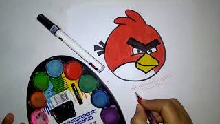رسومات بسيطة وجميلة| تعلم رسم  angry birds