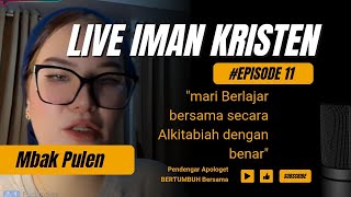 LIVE  CECE MULAN ANG | IMAN KRISTEN | TRI TUNGGAL MAHA KUDUS