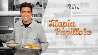 Tilapia papillote | Un pescado al horno bien jugoso