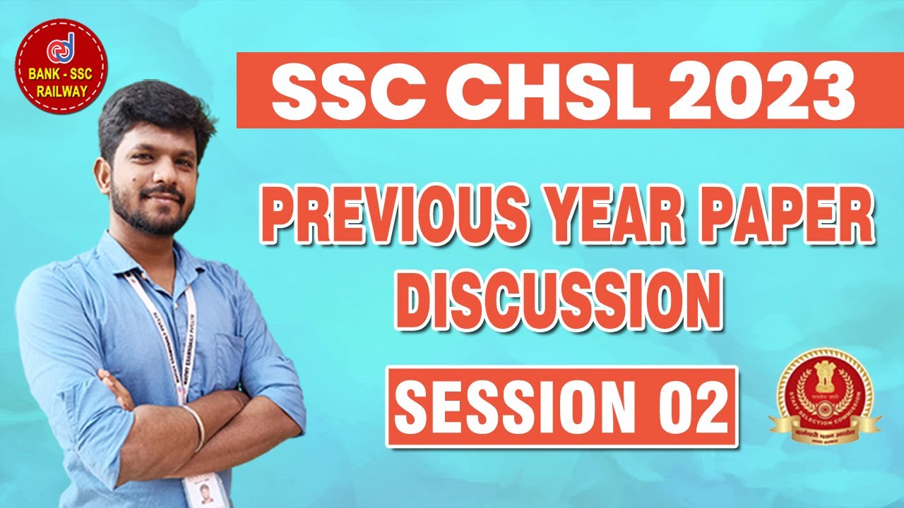 SSC CHSL 2023 : Previous Year Question Paper Live Discussion -02 | Ssc ...