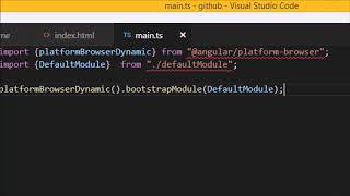 Angular & Typescript: 3."Hello world" sample