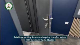 The new look of the Edo Broadcasting Service with three newly installed studios.