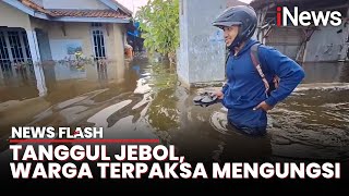 Banjir Parah di Pekalongan, Tanggul Jebol Aktivitas Warga Terganggu