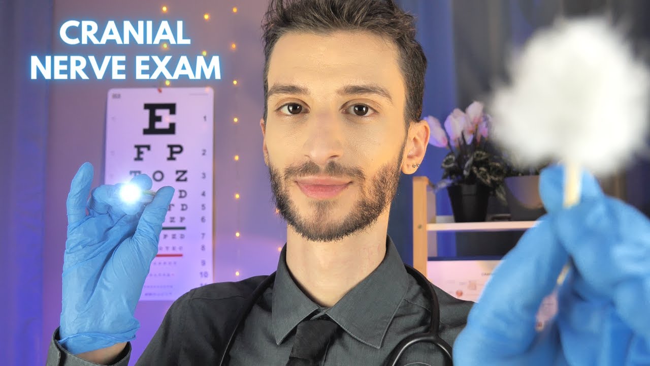 Asmr New Cranial Nerve Exam Medical Assessment Youtube