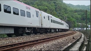 臺鐵422次自強號(EMU3015 | 3150)三貂嶺車站通過紀錄 | 2023.4.23 | Taiwan Railway | 粘粘的鐵道攝影