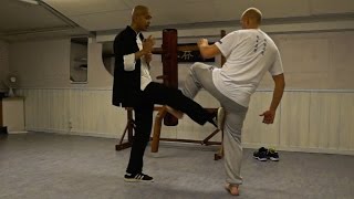 Wing Chun Kicking Introduction - Knees Up