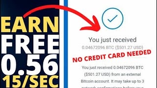 Earn Free 0.56 BTC Every 15 Seconds ( INSTANT WITHDRAWAL ) #freebitcoin #freebtc #earnfreebitcoin