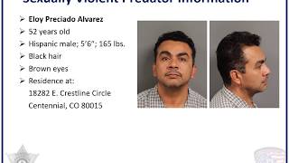 ACSO Sexually Violent Predator Community Notification Video: Alvarez
