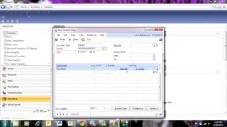 Inventory Transactions in Dynamics GP