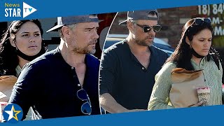 Josh Duhamel runs errands with new fiancée Audra Mari as the two step out for food and coffee in LA