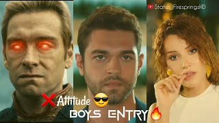 Top 5 Best WhatsApp Status videos | Boys Attitude Entry Status 😎 | Mood Off & Love Edits
