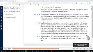 Programming in Python - Chapter 9 Exercises - Fall 2019