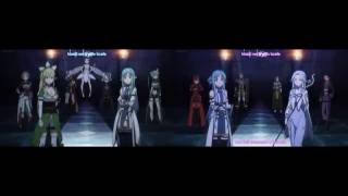 SAO 2 Opening 2 and 3 Courage Dual Screen